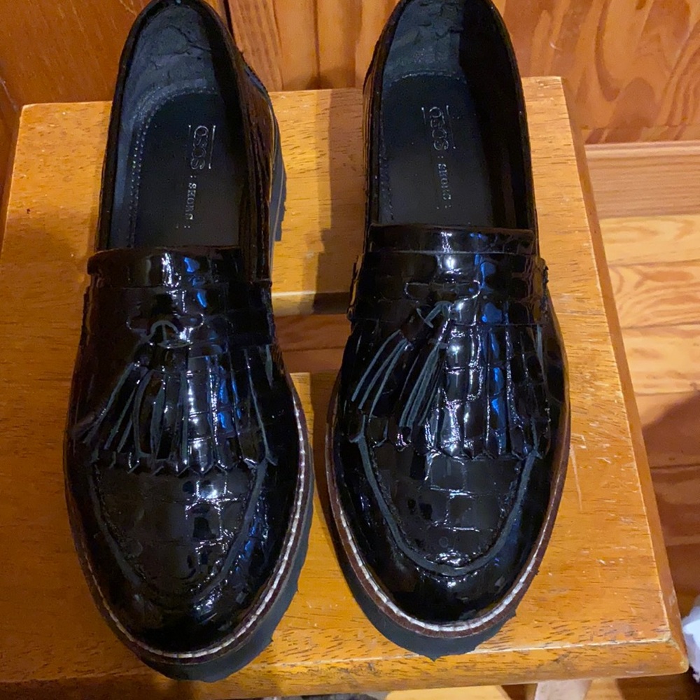 ASOS shoes Awesome design brand  loafers new fabric leather